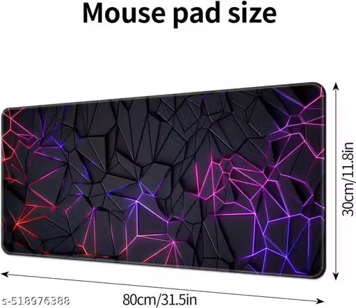 KITCREXA Gaming Mouse Pad (80cm x 30cm x 0.3cm)